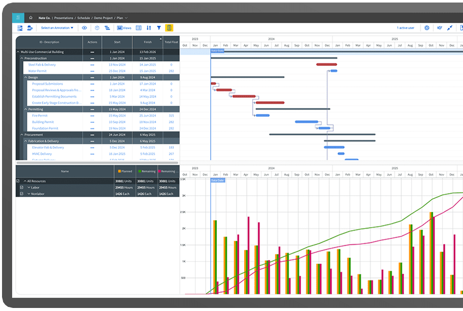 InEight Schedule Screen Shot